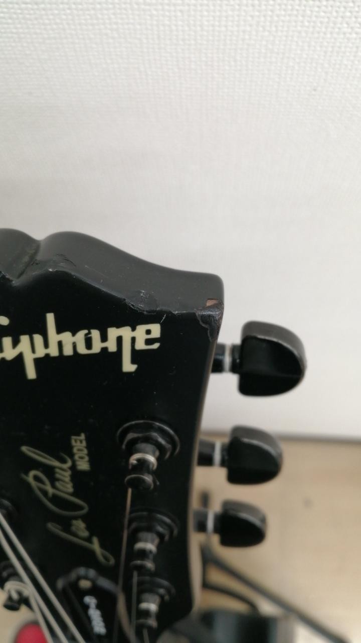 [EPIPHONE] LESPAUL GOTHIC Used Mahogany body/neck Rosewood fingerboard Gig case