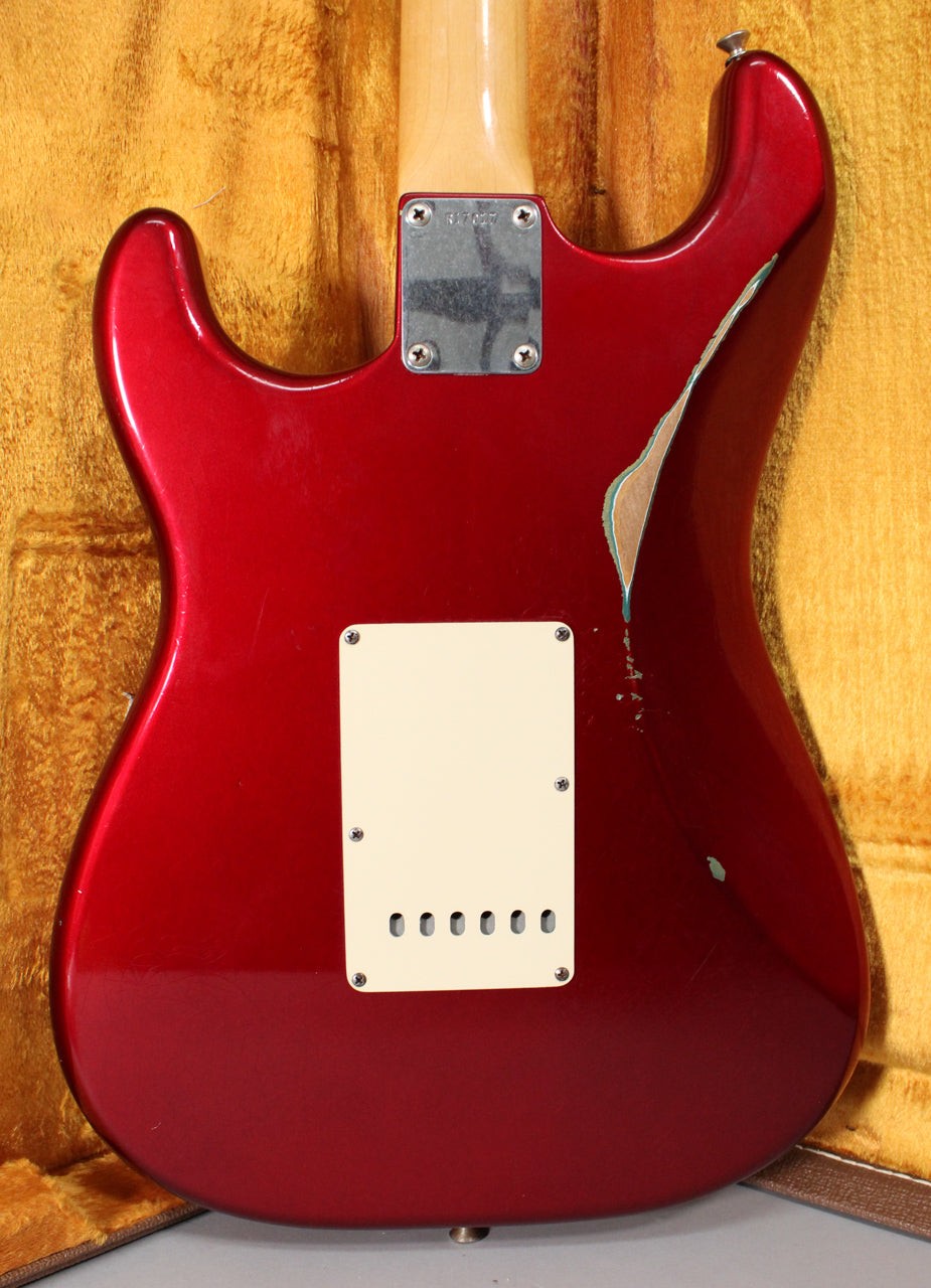 2002 Fender Custom Shop 1960 Stratocaster Candy Apple Red Relic w/OHSC