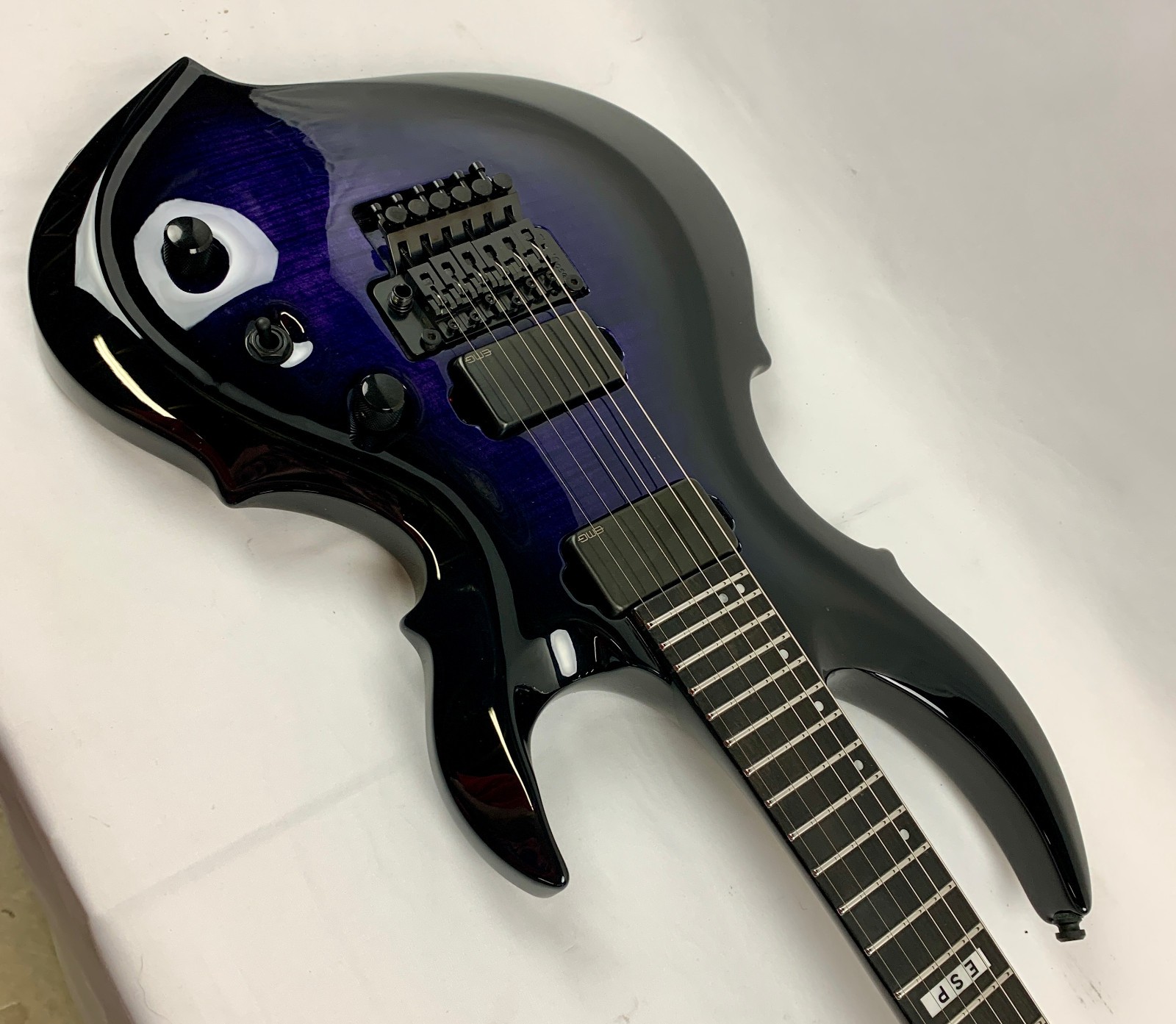 ESP E-II FRX FM Reindeer Blue RDB Electric Guitar B-Stock + Hardshell Case MIJ