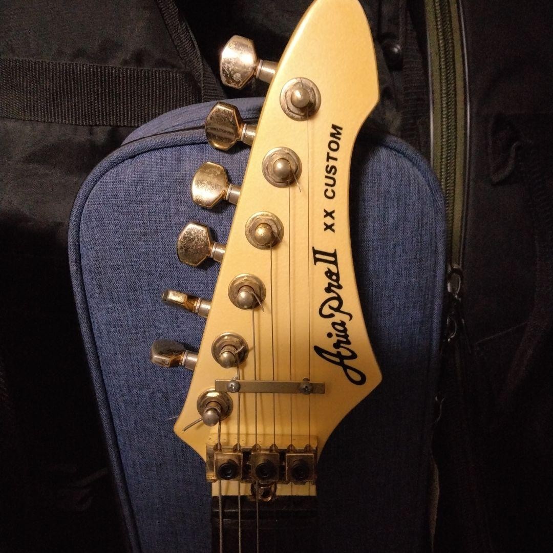 Aria Pro II XX CUSTOM Gold Made in Japan Electric Guitar Used From Japan