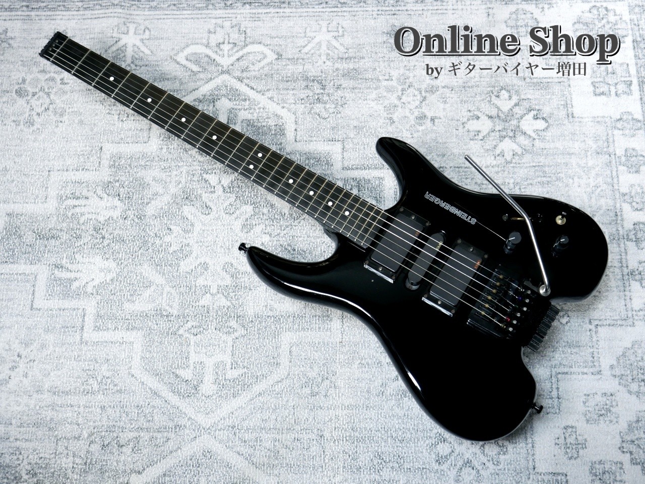 Steinberger Explanation and Demo Video: 1997 Steinberger GM7TA Black