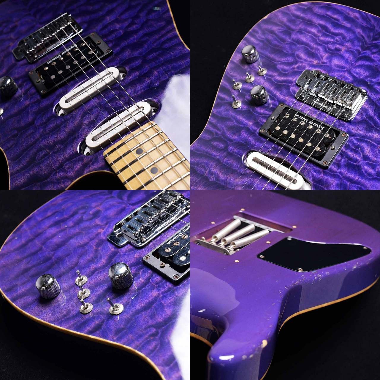 TOM ANDERSON Drop Top Translucent Purple with Binding 1997 Electric Guitar