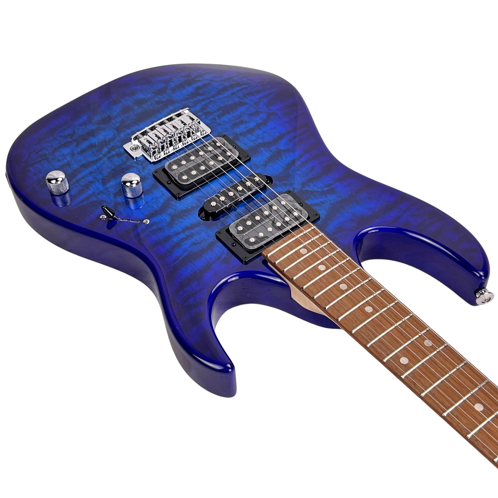 Ibanez GRX70QA RG Gio Electric Transparent Blue Burst