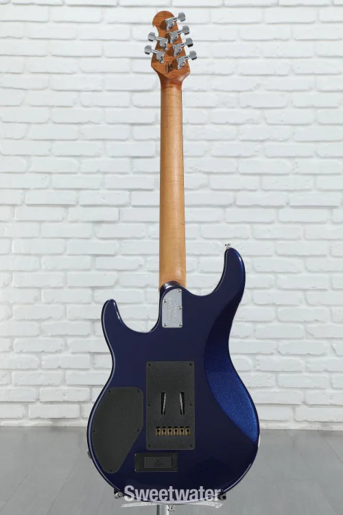 Ernie Ball Music Man Luke 4 HH Electric Guitar – Butane Blue with Rosewood
