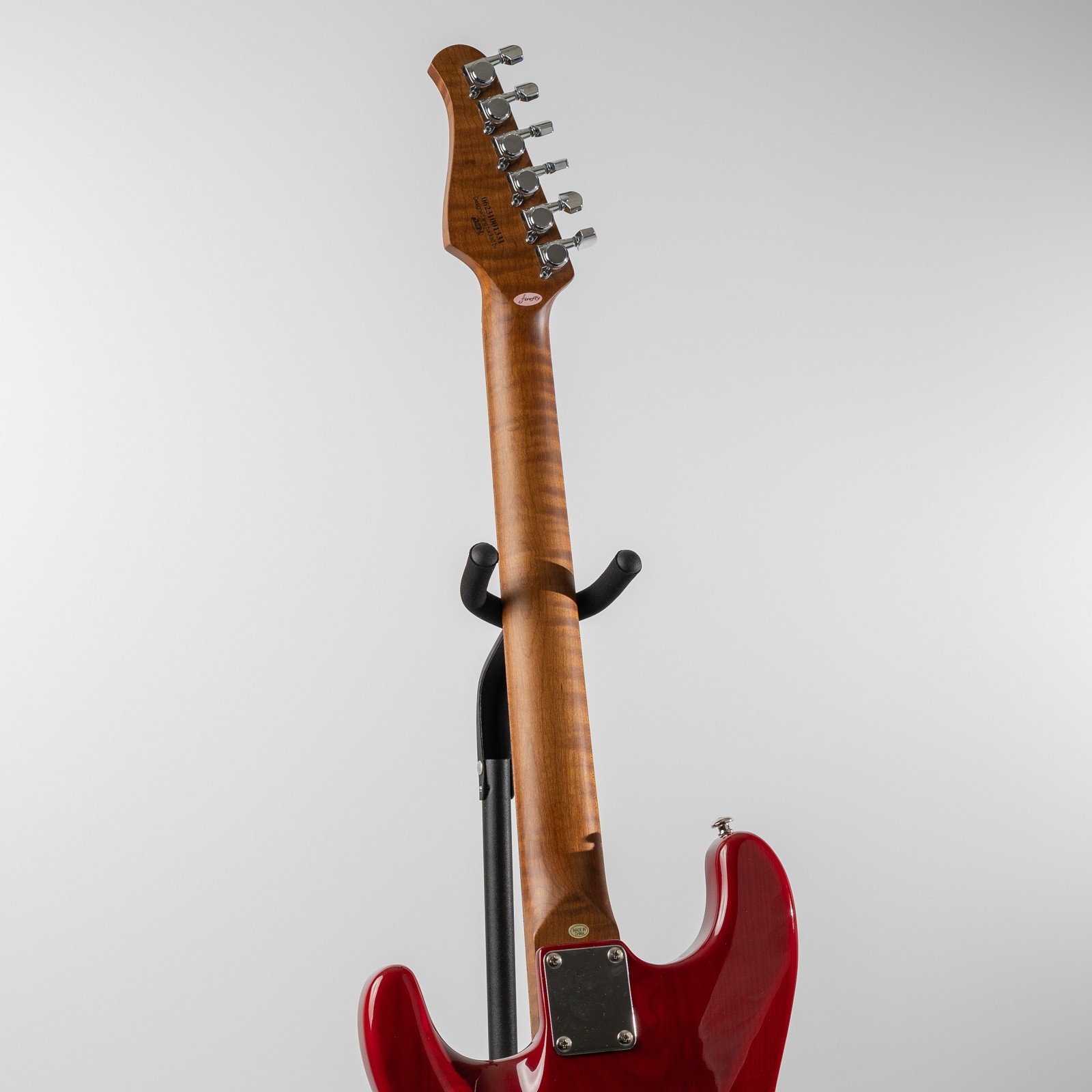 Firefly FFST 2025 – Cherry Sunburst W/ Roasted Flame Maple Neck