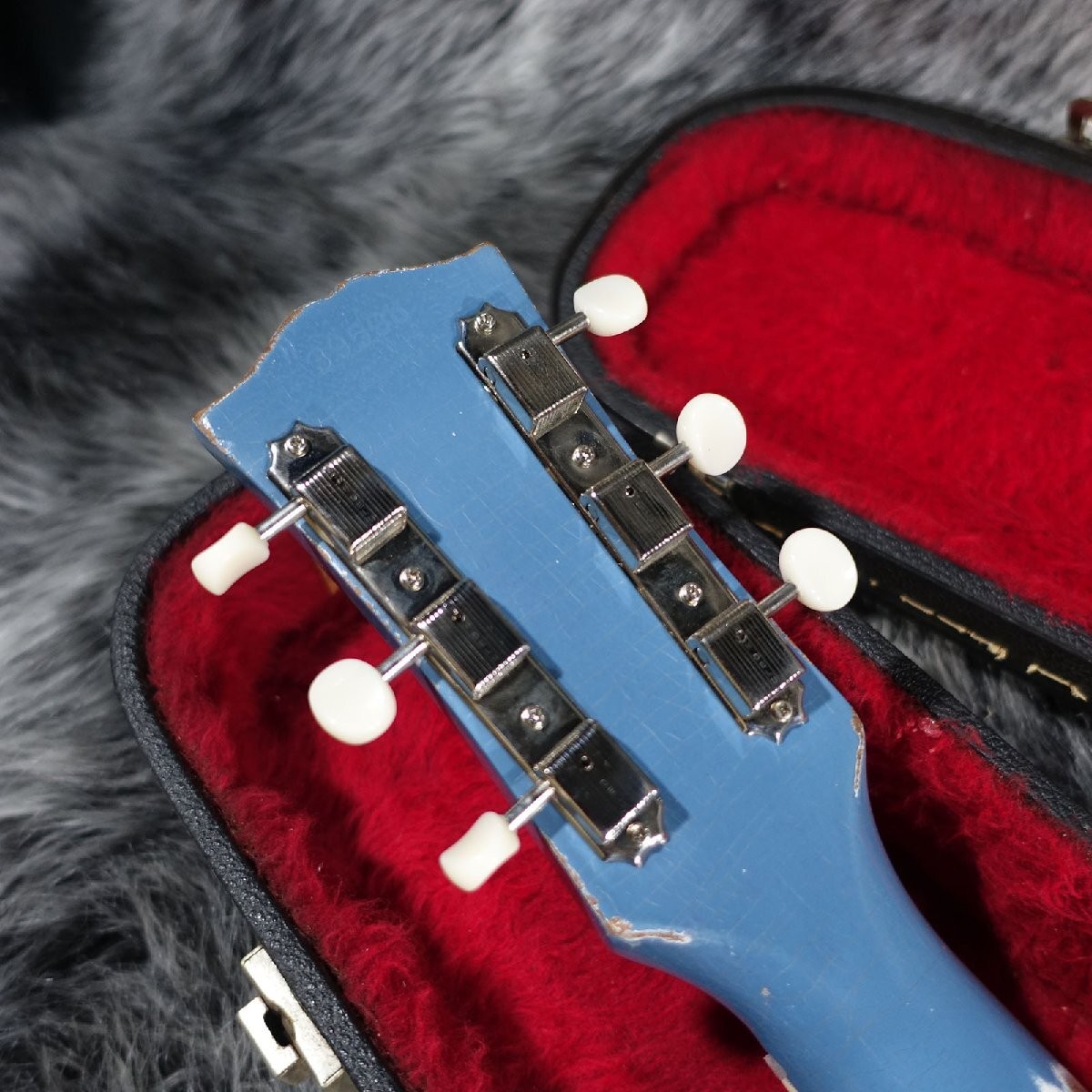 Electric Guitar Gibson SG Special 1961 Refinish Pelham Blue with Hard Case