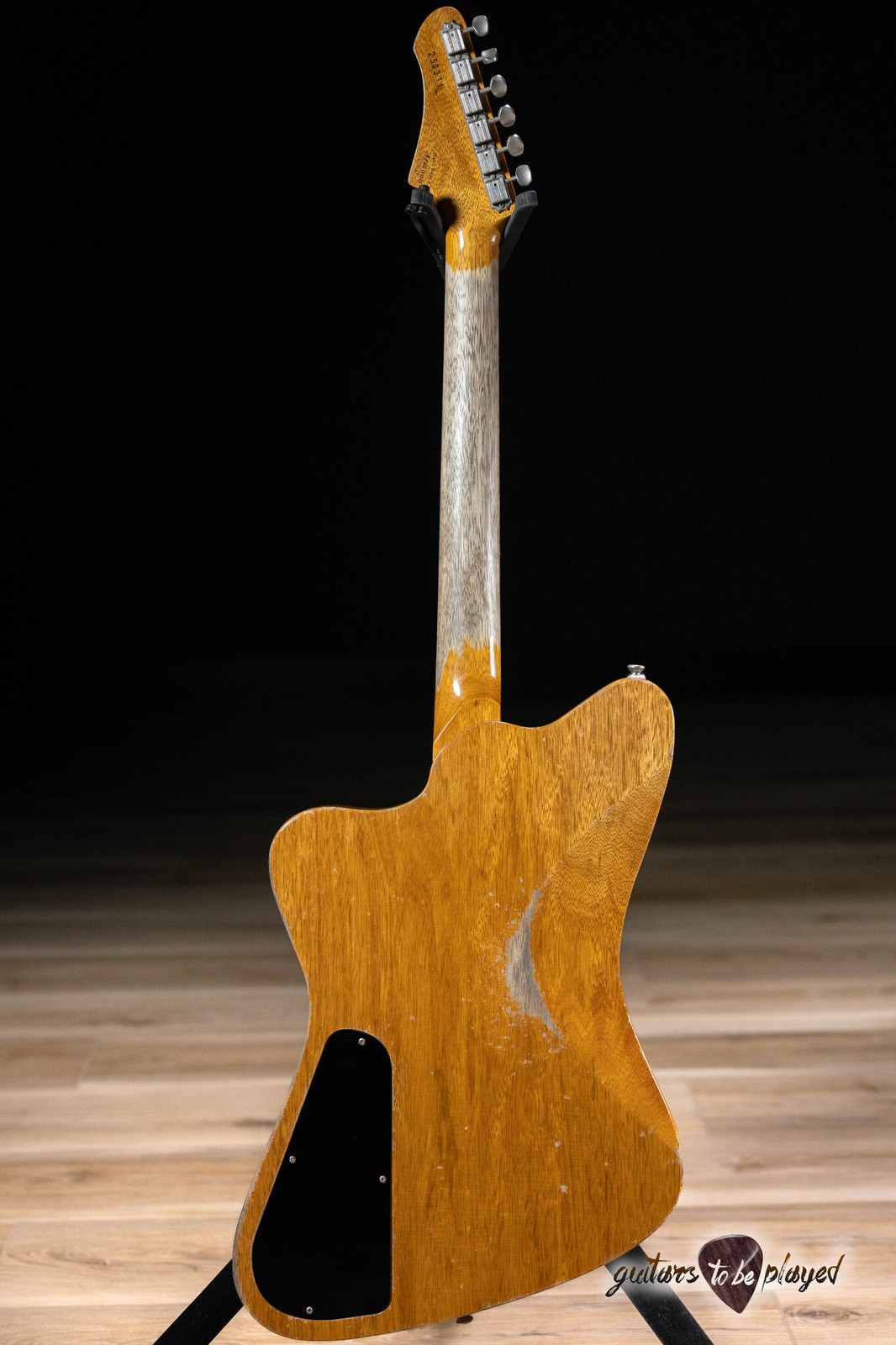 Fano PX6 Alt de Facto Korina Set Neck Lollar Firebird/Mini HB – Vintage Amber