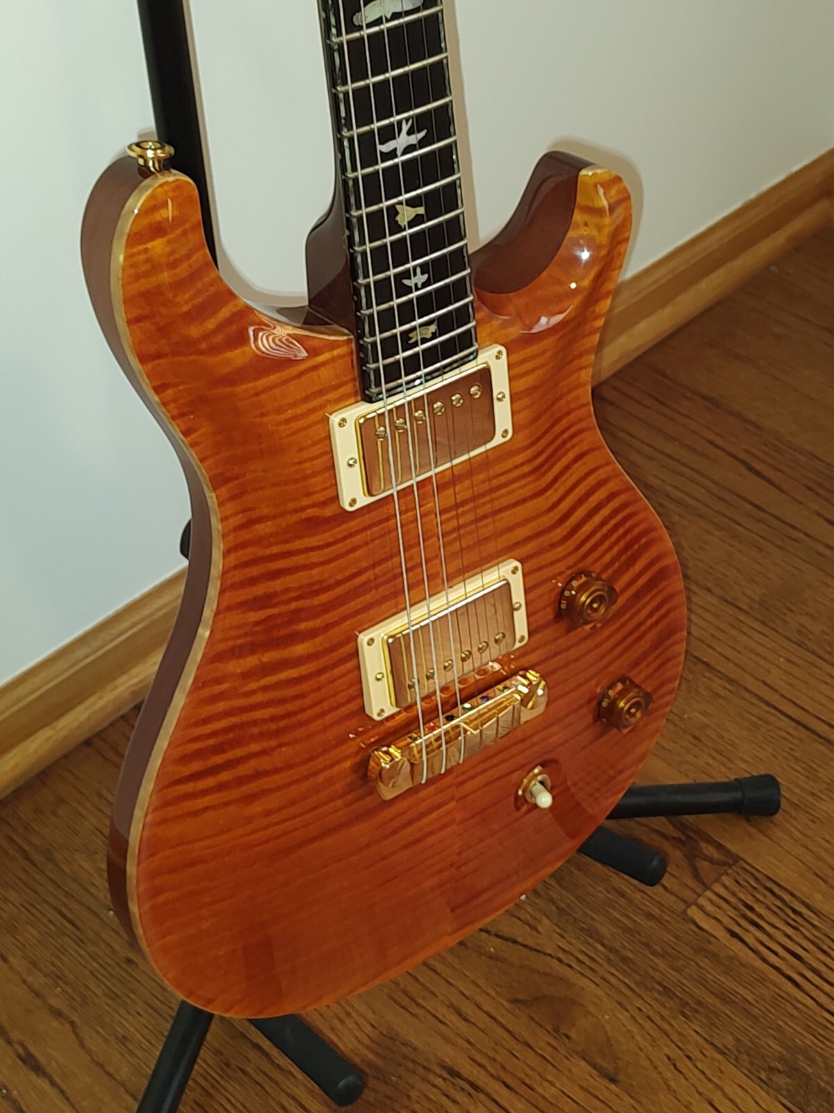 PAUL REED SMITH 1995 10TH ANIVERSARY #89 – FLAME TOP – STOPTAIL – ABALONE – BIRD