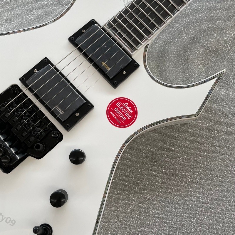 Warlock Solid Body Electric Guitar C Shape Neck Stainless Rounded Fret Edge