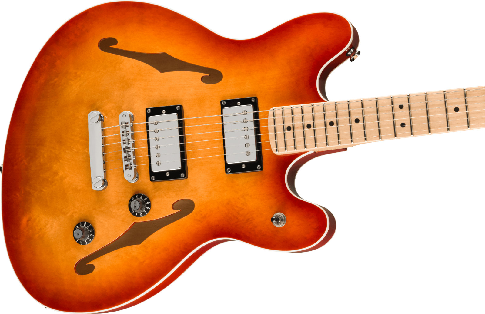 Fender Squier Affinity Starcaster Deluxe, Maple Fingerboard, Sienna Sunburst