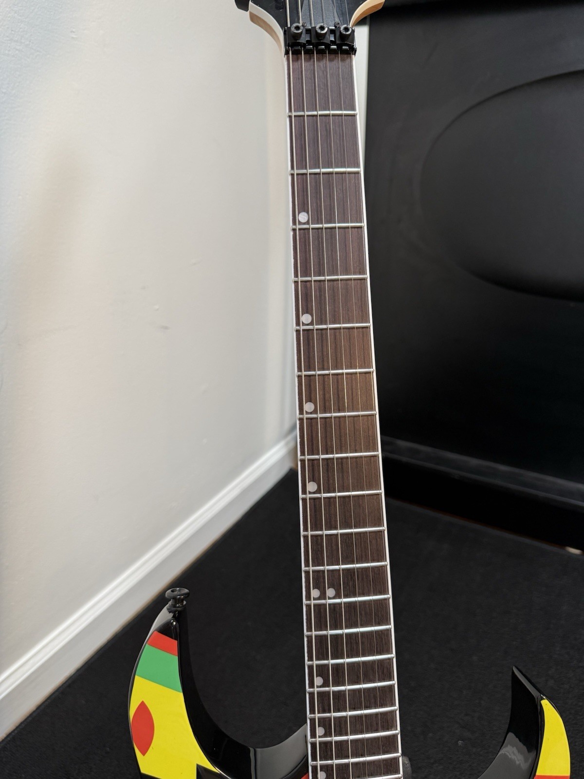 Custom RG Electric Guitar Upgraded Pickups And Unique Artwork Floating Bridge