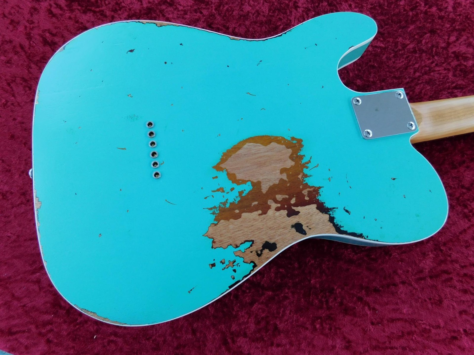 KGD Relic Tele, Rail Humbucker/Epi P90, Coil Splitting,Capacitor, Roasted Neck