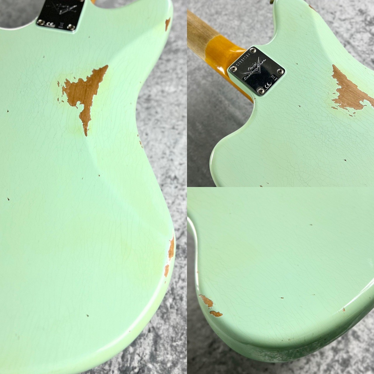 Fender Custom Shop 1963 Jazzmaster Relic Aged Surf Green #Cz585094 *Ge154