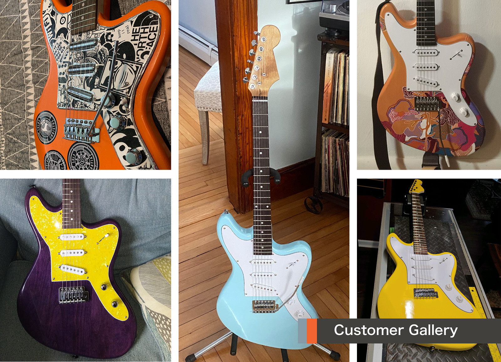 Offset Style Build Your Own Guitar Kit