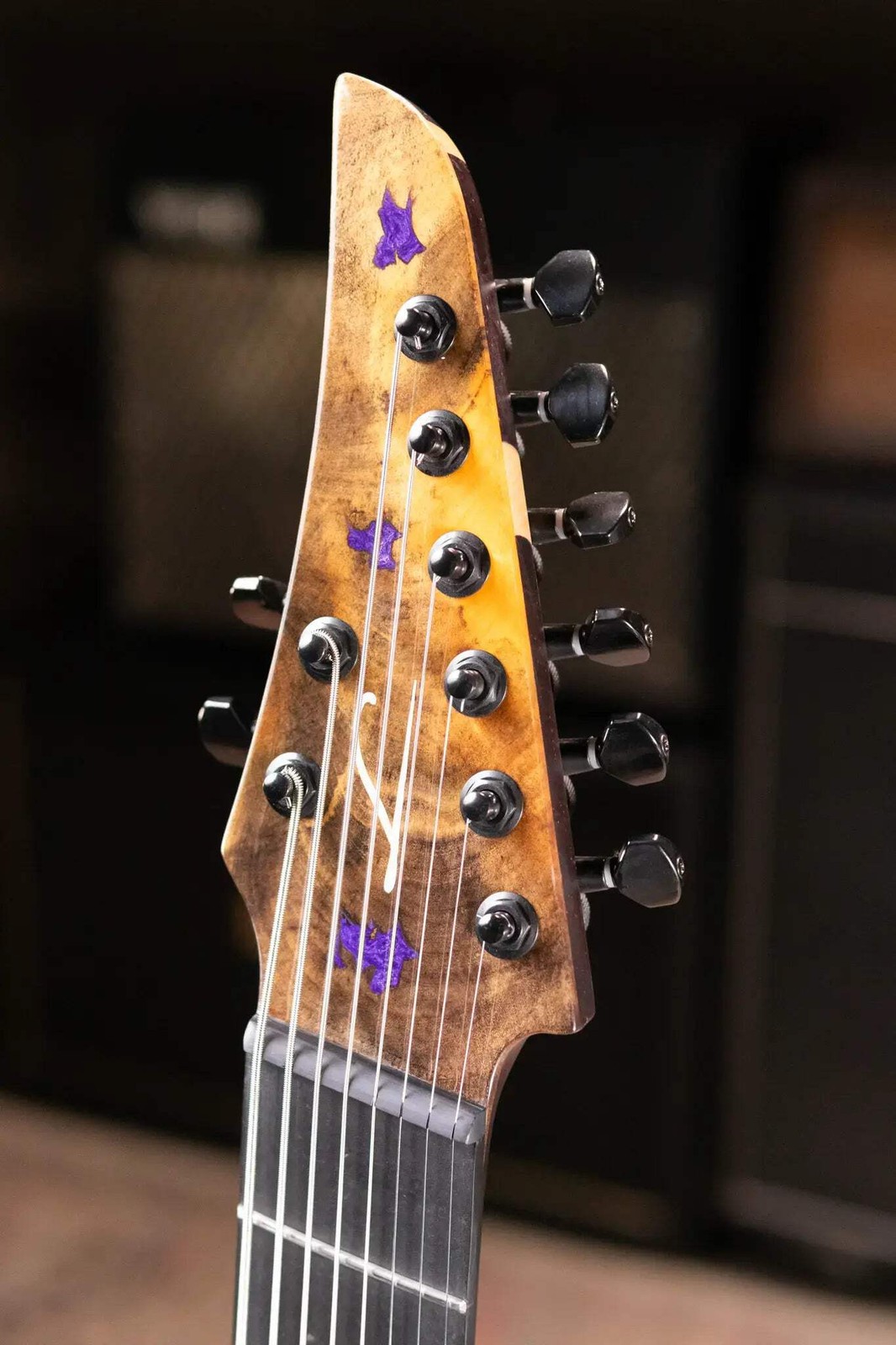 Legator X8F-RP Multi-Scale 8-String Electric Guitar – Royal Purple with Gig Bag