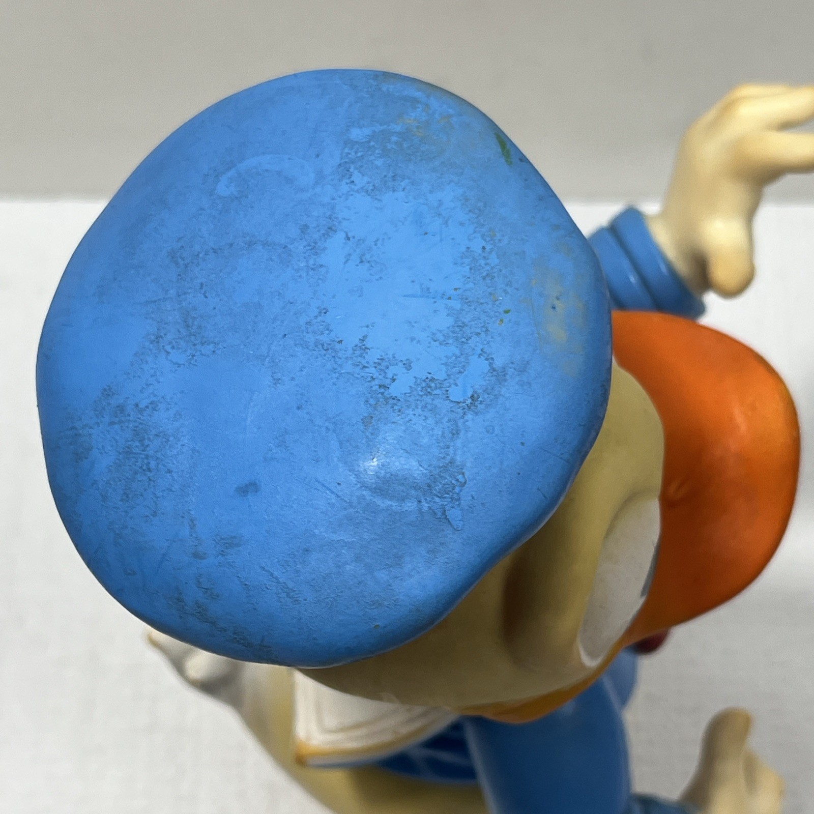 VINTAGE Disney Donald Duck Squeak Toy Large 10” LEDRAPLASTIC LEDRA 1962 Rare