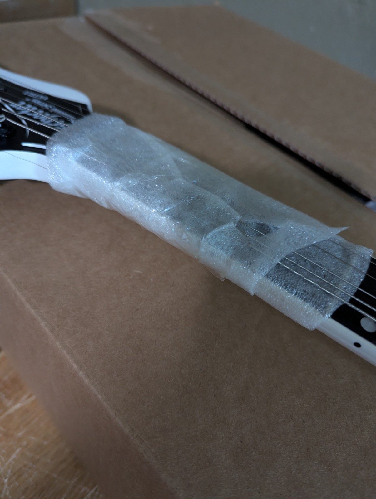 Schecter Guitar Research Ultra 6-String Electric Guitar Satin White -Broken Neck