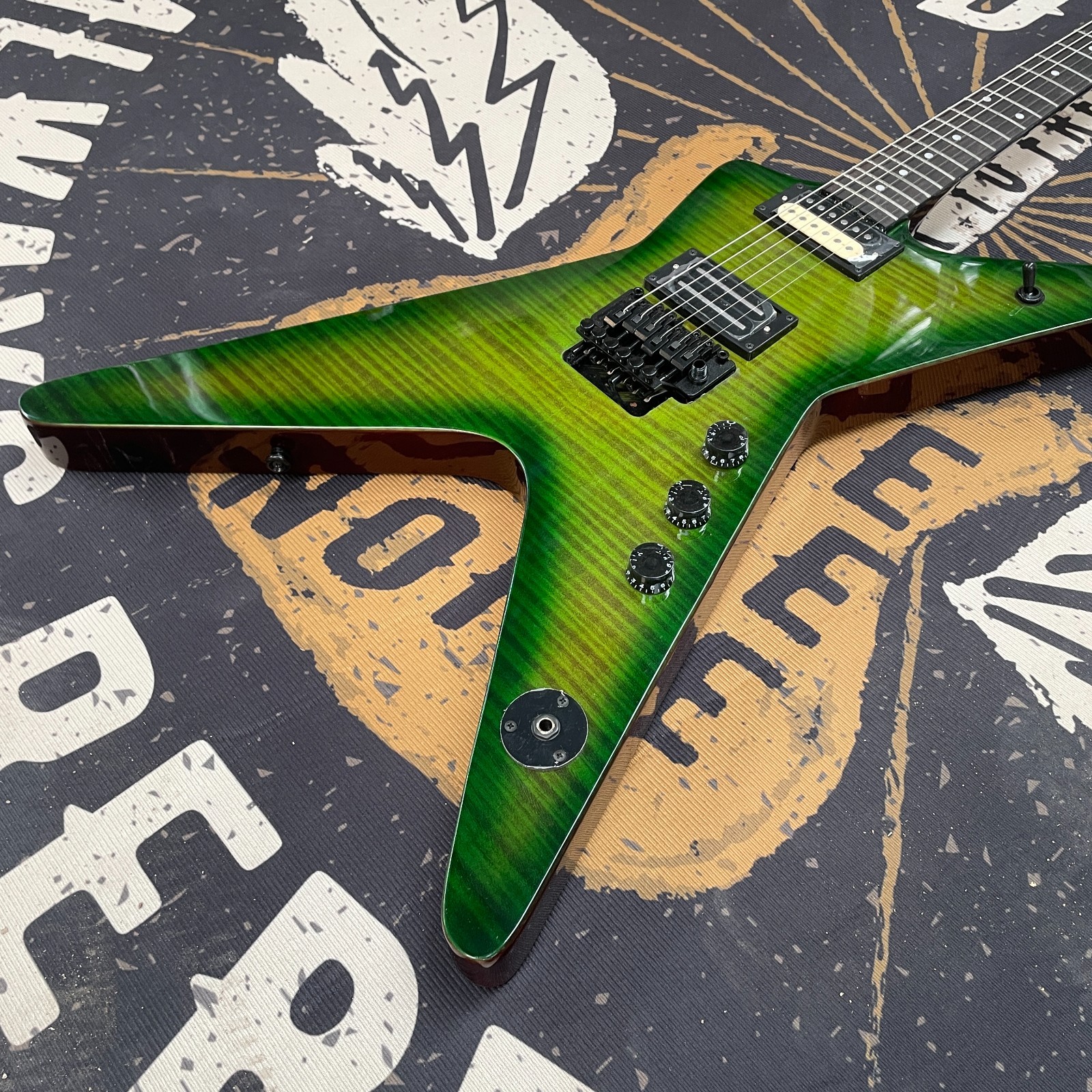Dime Green Dean Electric Guitar 6 String send From China