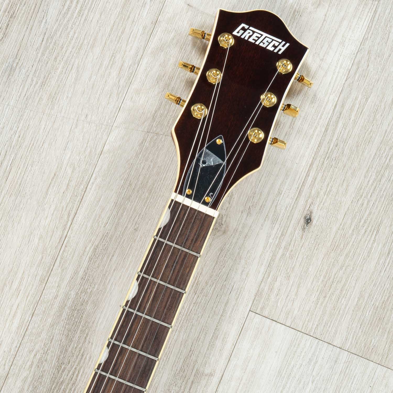Gretsch Electromatic Okoume Broadkaster Jr. SC Semi-Hollow Guitar Roundup,Orange