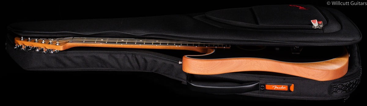 Amazing Fender Acoustasonic Stratocaster Black Mahogany 6-String w/ Gig Bag