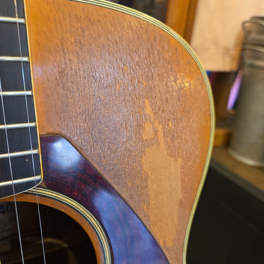 Rare YAMAHA FG-440 Green Label Vintage New Jacaranda
