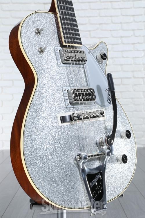 Gretsch G6129T-59 Vintage Select Edition ’59 Duo Jet – Silver Sparkle
