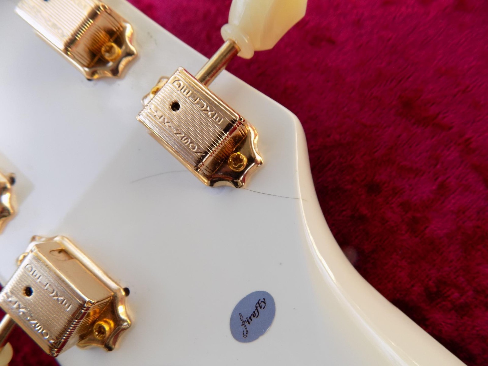 Firefly Set Neck P90 Double Cutaway, Gold Hardware,Wilkinson Tuners, PIO Cap