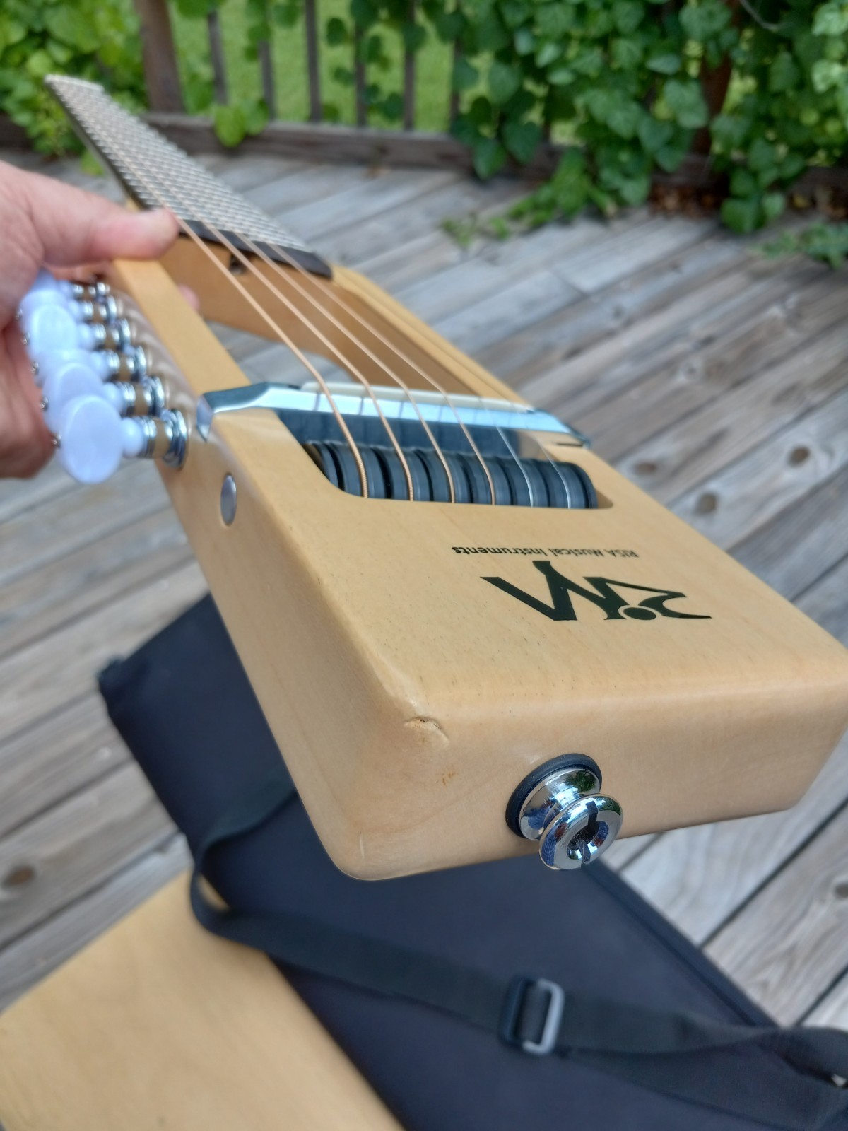 RISA The Stick Travel Electric Guitar With Original Gig Bag UNIQUE