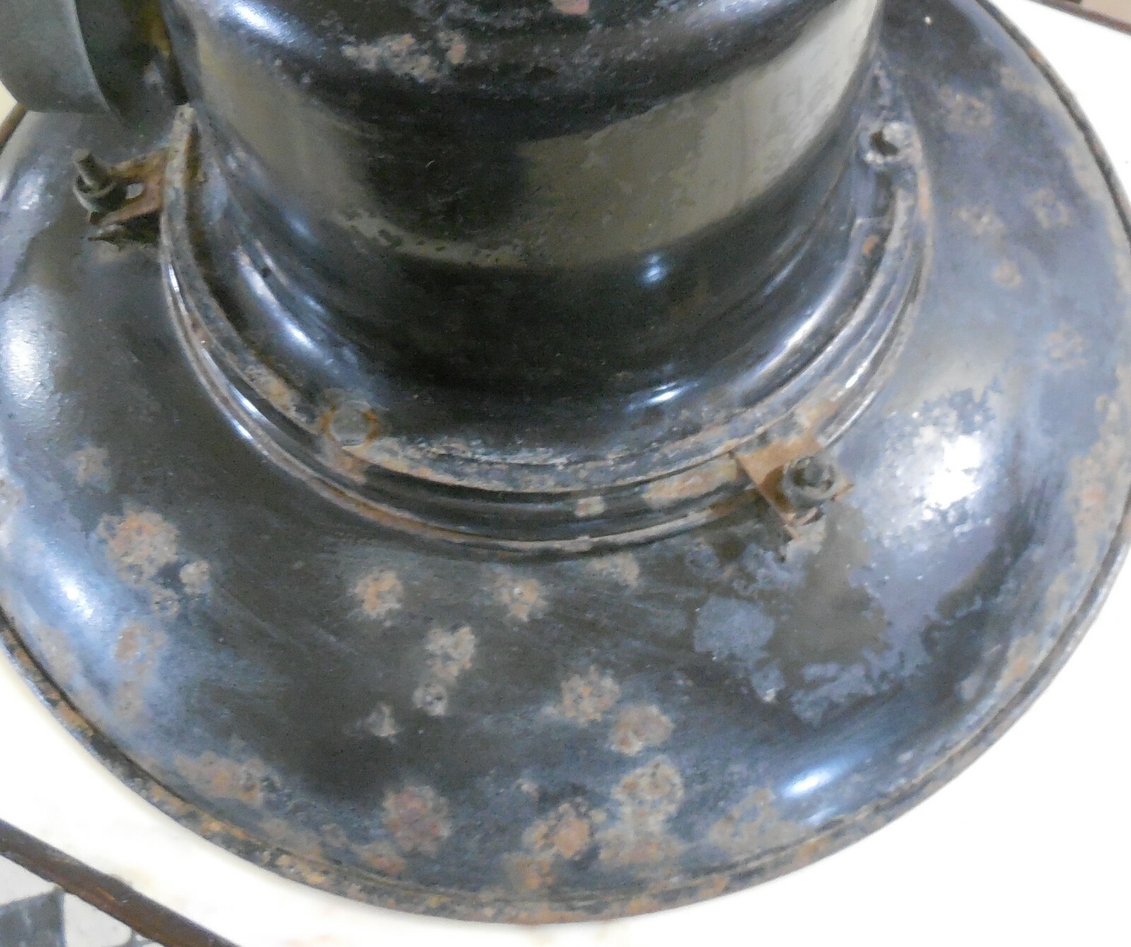 VINTAGE LARGE ANTIQUE LAMP FISHING LIGHT PROVISUS TORINO ITALY 1940-60s