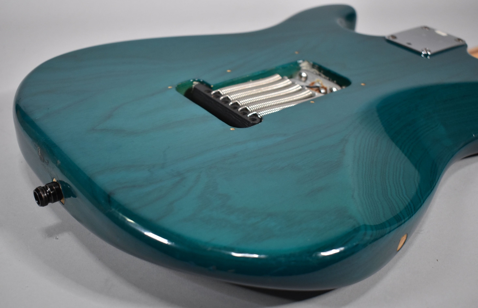 1998 Fender American Deluxe Stratocaster Transparent Teal w/HSC