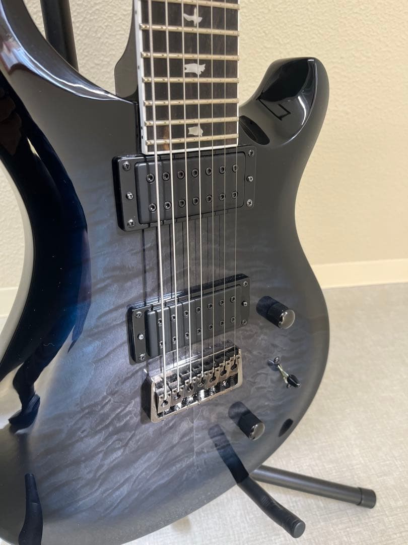 PRS SE Mark Holcomb SVN PRS 7-string W/Gig bag Electric Guitar Used From Japan