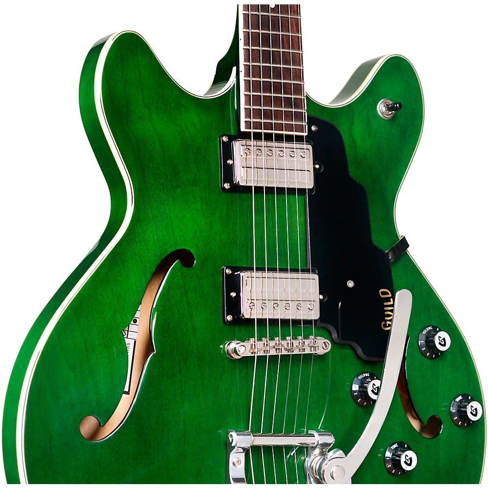 Guild Starfire I DC w/Guild Vibrato Tailpiece Semi-Hollow Guitar Emerald Green