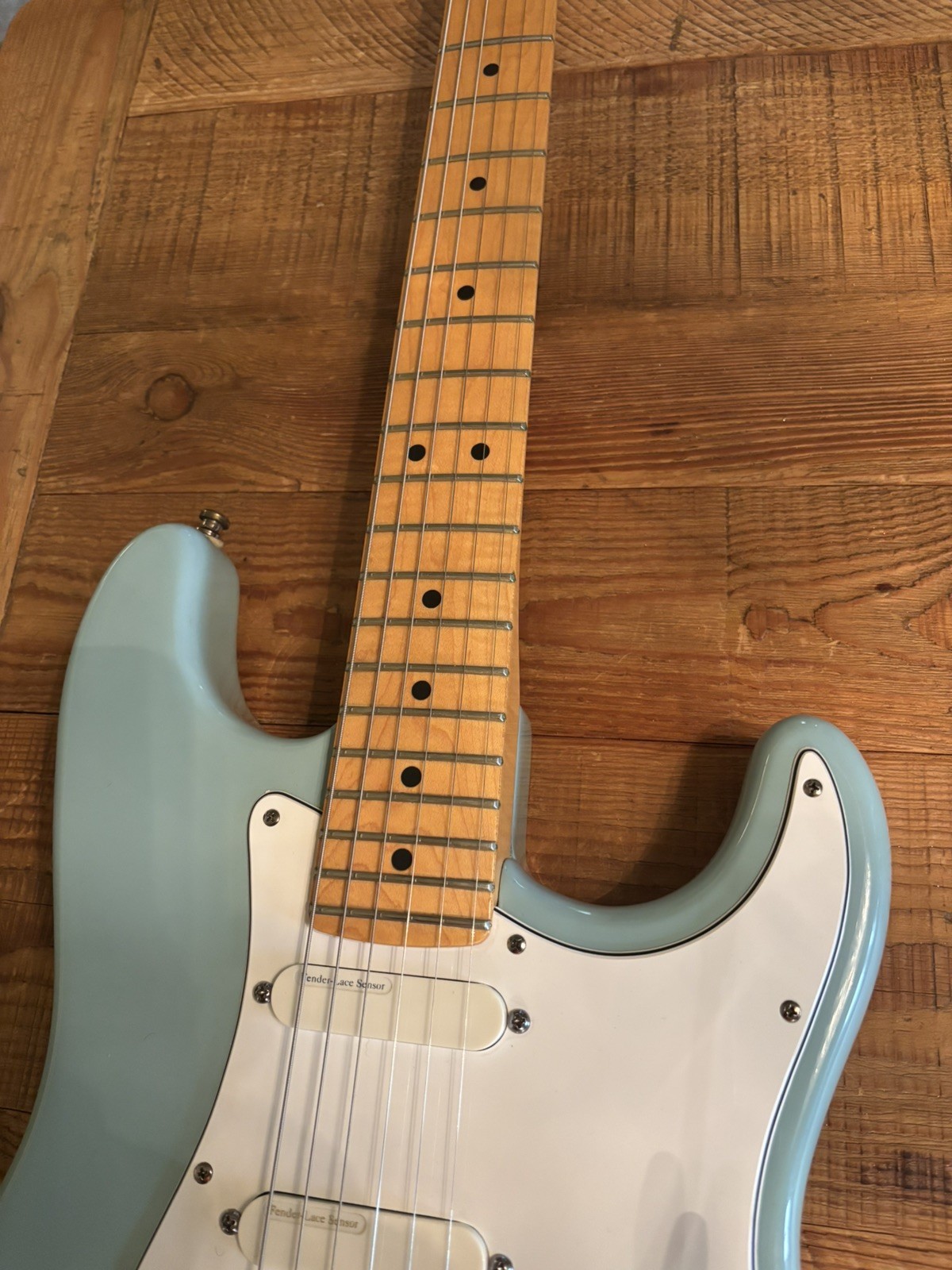 COLLECTOR GRADE 1996 50th Fender Strat Plus SONIC BLUE Lace TBX LSR Schallers