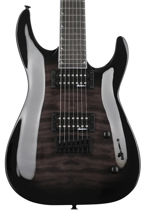 Jackson JS Series Dinky Arch Top JS22Q-7 DKA HT Electric Guitar – Transparent