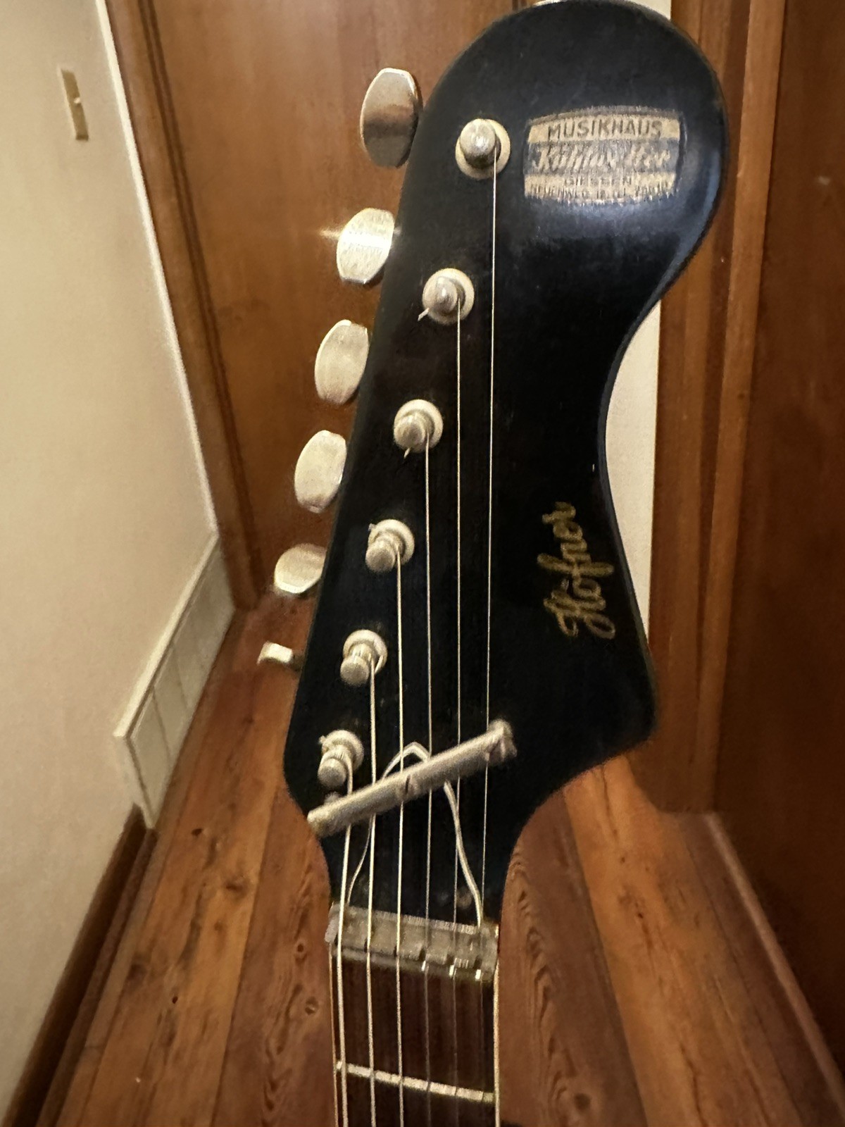 HOFNER 170 VINTAGE sunburst guitar Germany 1960s 1970s VIDEO