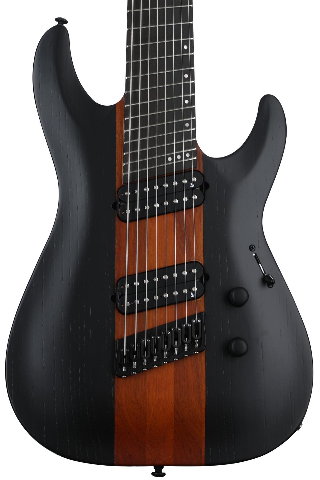 Schecter C-8 Multi-scale Rob Scallon 8-string Electric Guitar – Satin Dark Roast