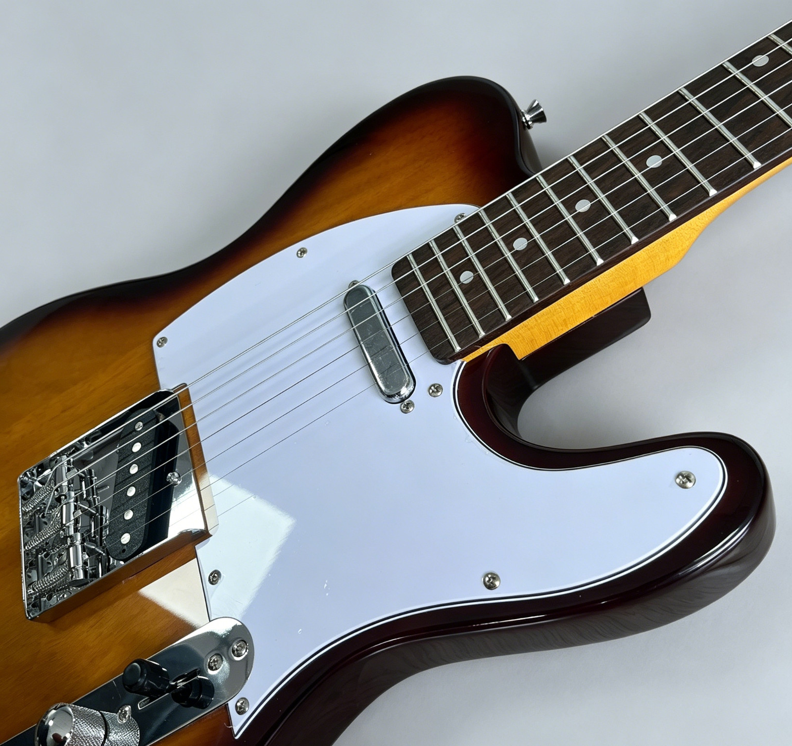 US STOCK TL Style Electric Guitar Sunburst Gloss Rosewood Fretboard Alder Body