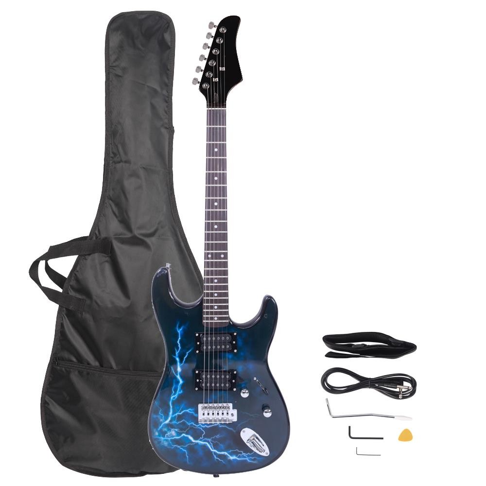 Lightning Basswood GST Electric Guitar Maple Fingerboard +Bag Accessories