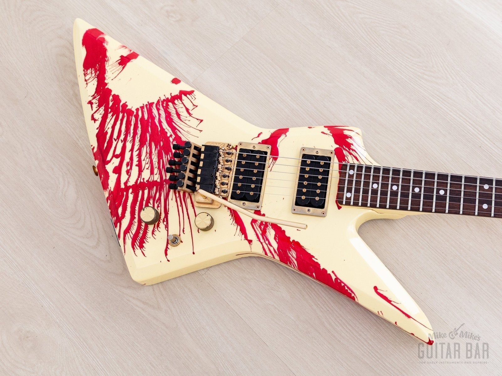 1984 Aria Pro II ZZ Custom w/ Gold Hardware & Floyd, Japan Matsumoku