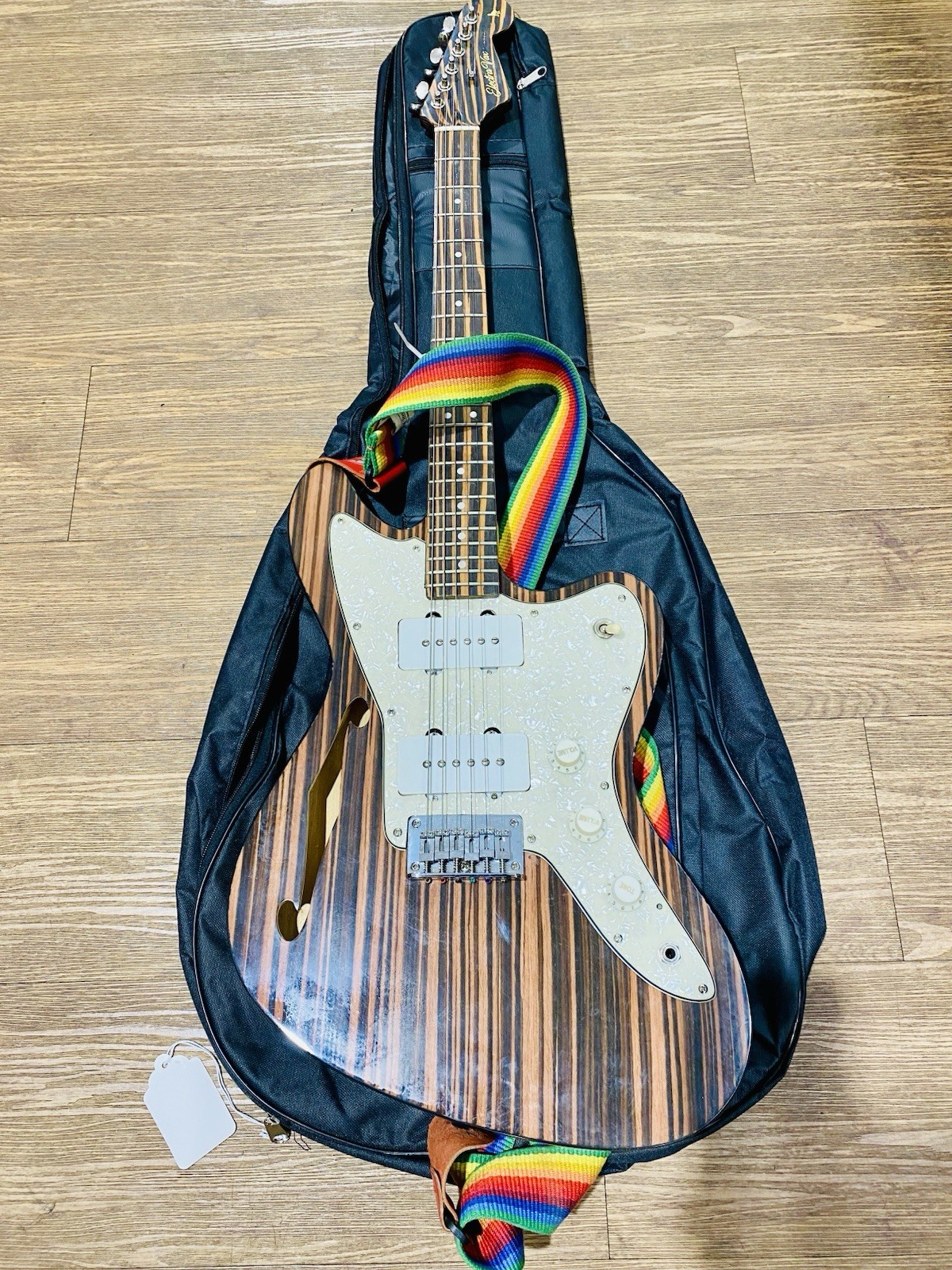 Electra Vox Master Semi-Hollow Exotic Wood Electric Guitar | RARE | Made In USA