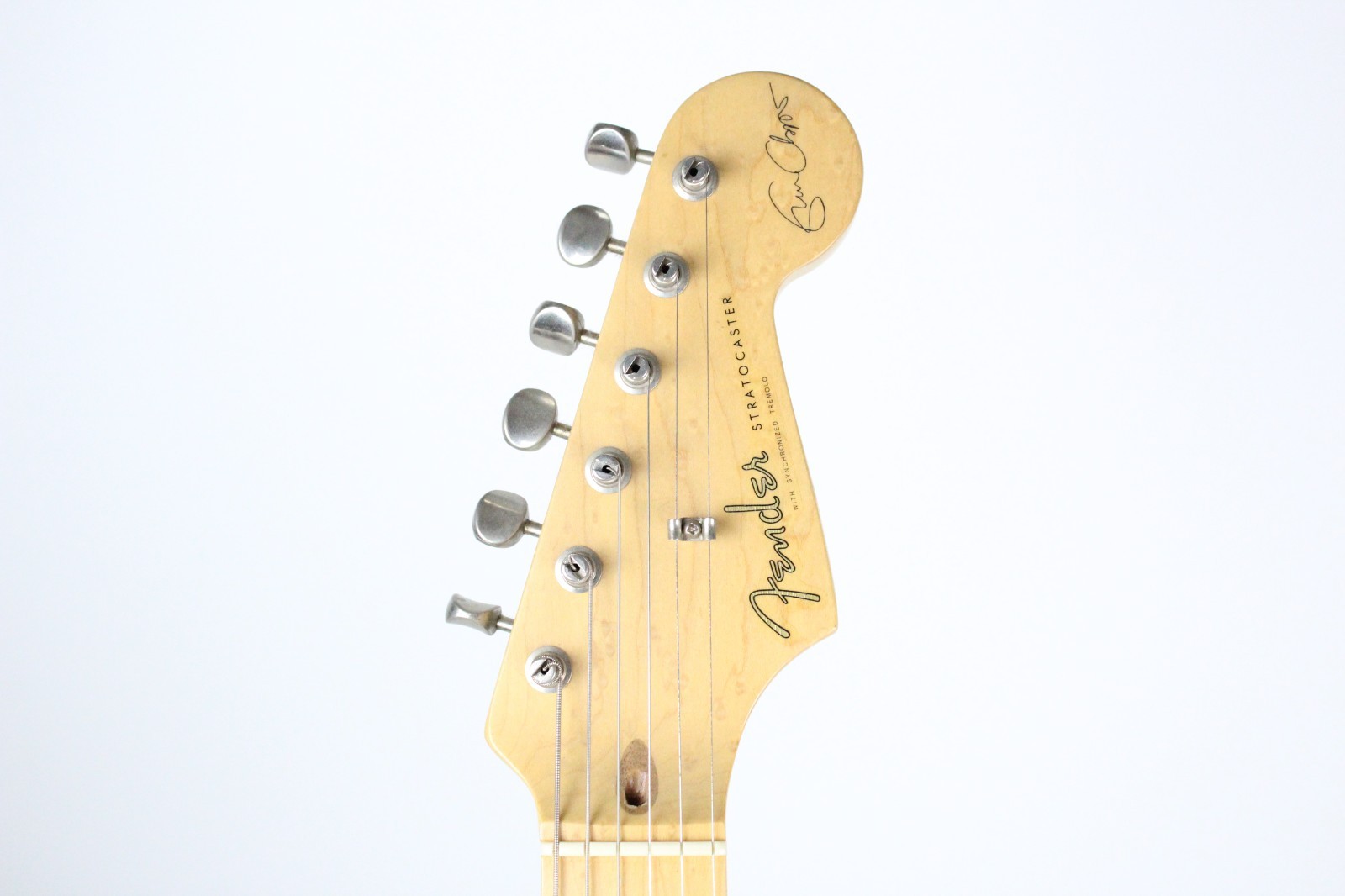 2000 Fender Stratocaster Eric Clapton Signature 7Up Green Birdseye Neck 1999