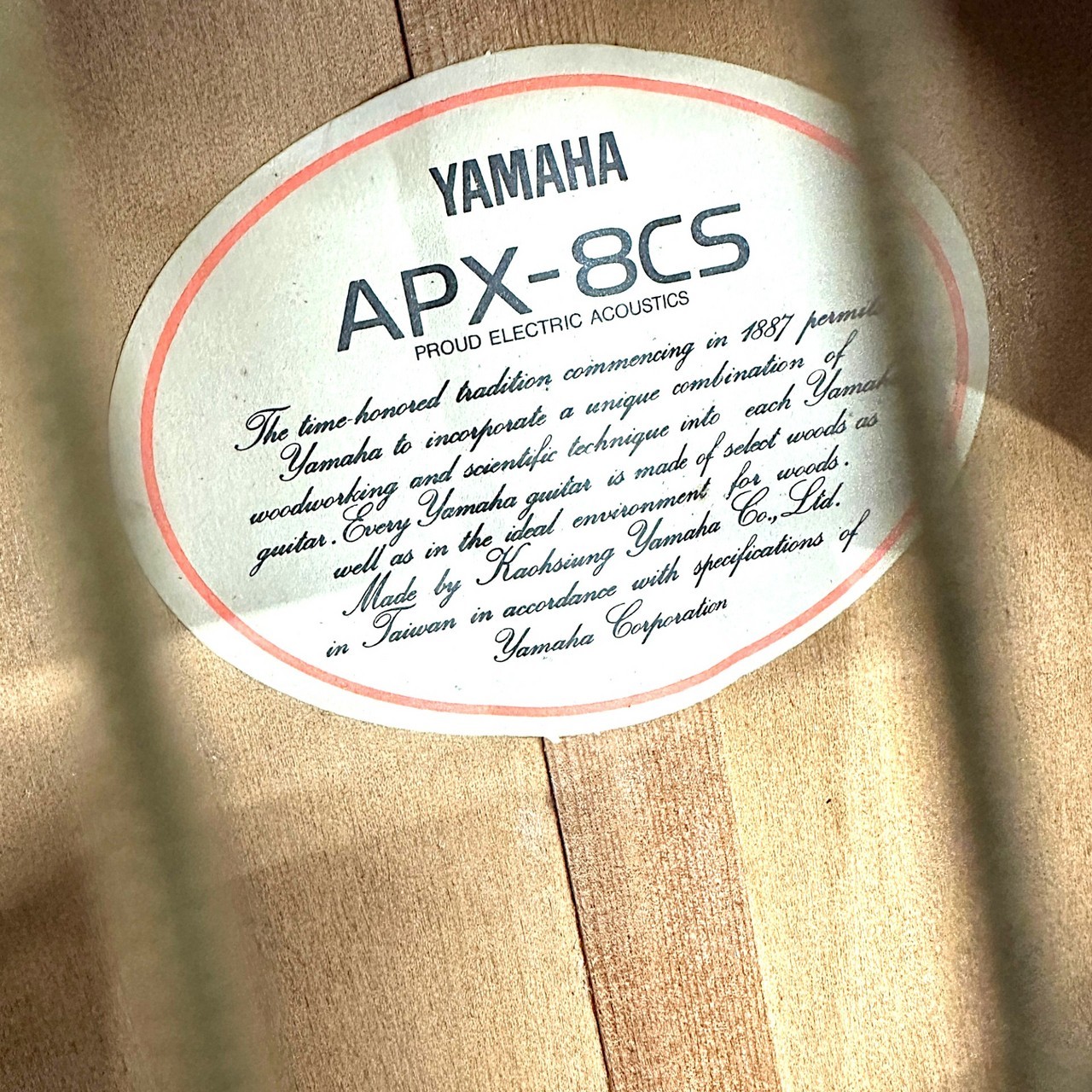 Yamaha APX-8CS Acoustic Electric Guitar APX Series Shipping From Japan