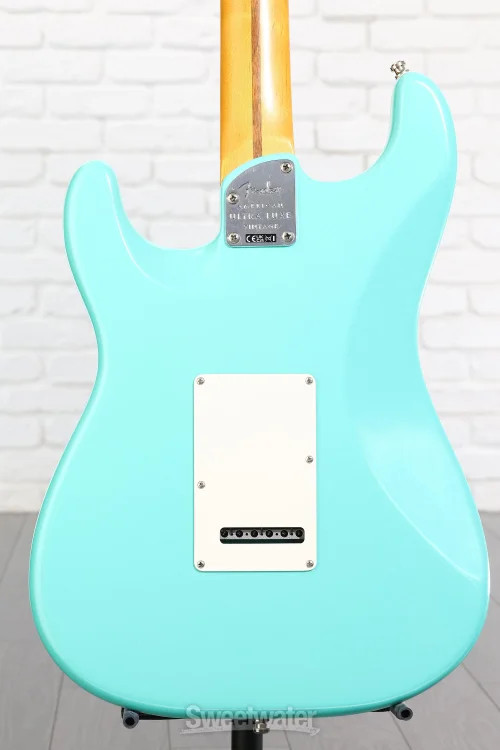 Fender American Ultra Luxe Vintage ’60s Stratocaster HSS Electric Guitar – Sea