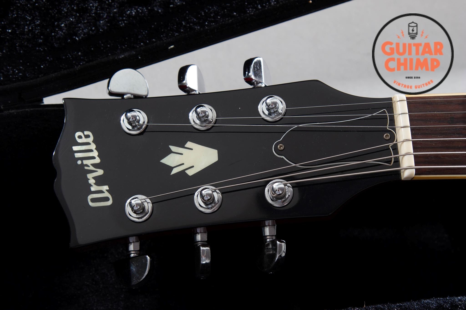 1996 Orville ES-335 Cherry Grinning Dog ’59 Pickups