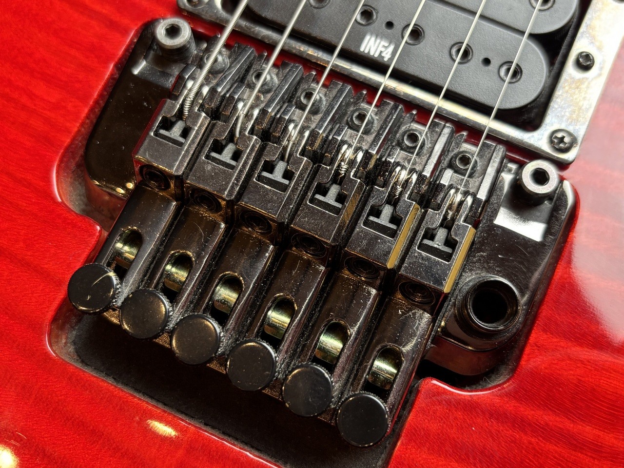 Ibanez RG470FM 3.60kg Electric Guitar W/Gig Bag Tremolo Arm Used Product