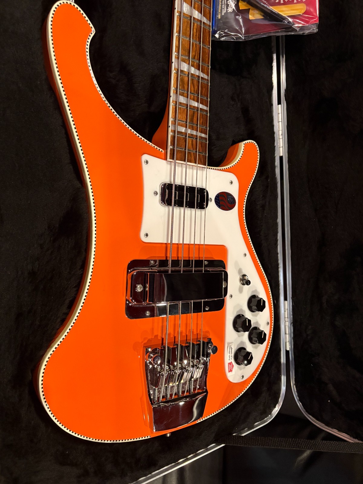 Rickenbacker 4003 OrangeGlo Custom Shop ANDY BABIUK’S FAB GEAR #7 of 30 MINT