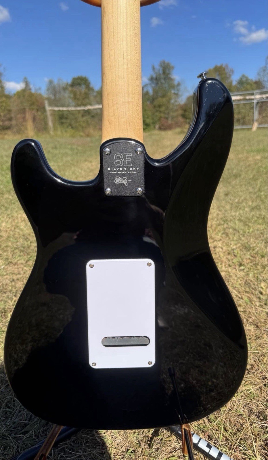 PRS SE John Mayer Signature Silver Sky Electric Guitar – Piano Black