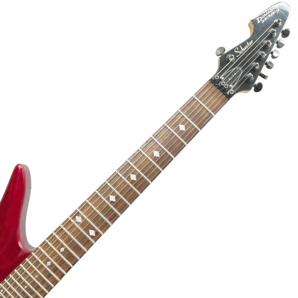 Schecter Diamond Series A-7 + Metallic Red 1999 Model 7-String Electric Guitar