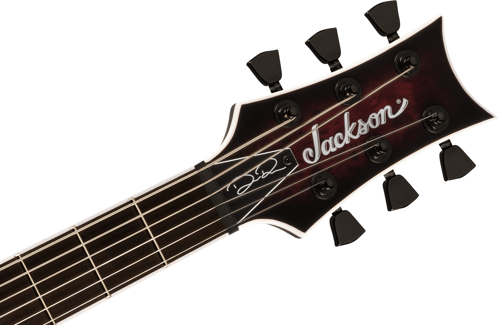 Jackson Pro Series Signature Diamond Rowe DR12MG EVTN6 Ebony Fingerboard Dark Ro