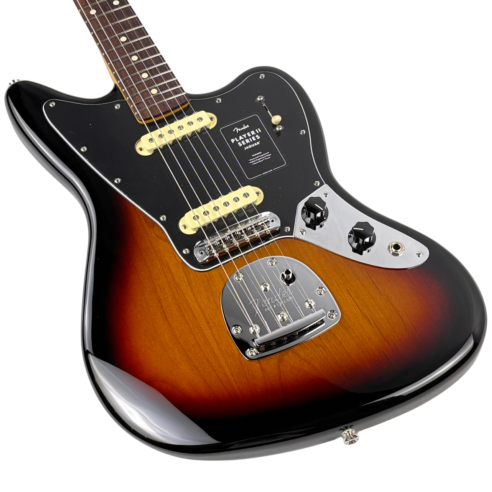 Fender Player II Jaguar, Rosewood Fingerboard, 3 Color Sunburst